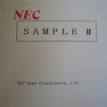 NEC Sample I & II